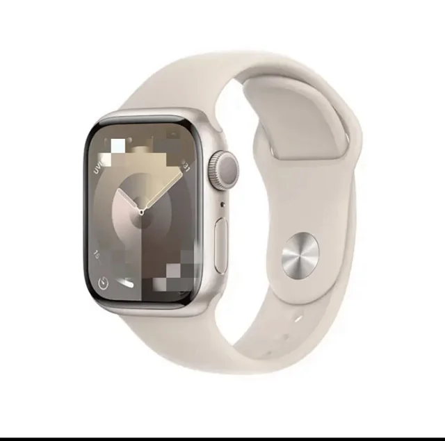 Unbranded Smartwatches Rectangular touchscreen smartwatch with white silicone strap product detail image 1