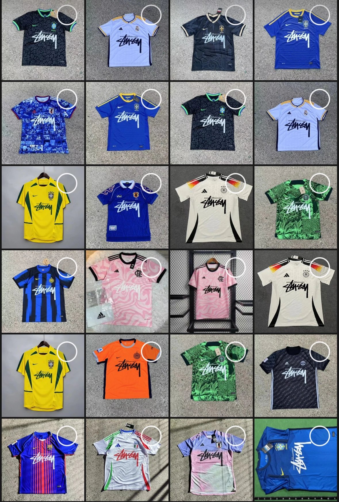 Stussy x Football Club Jerseys