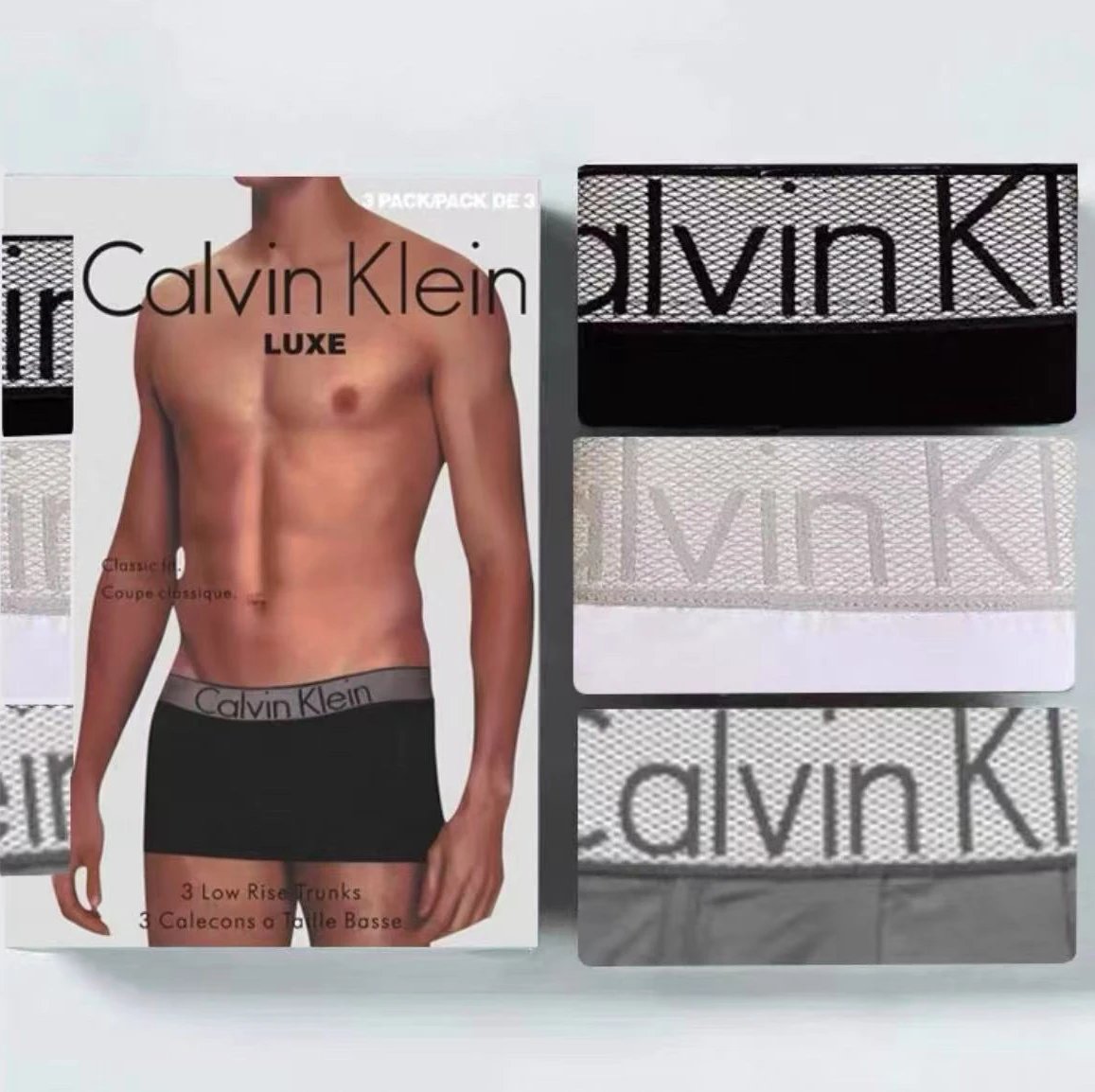 Size 2, Black + White + Gray (Mesh Style)