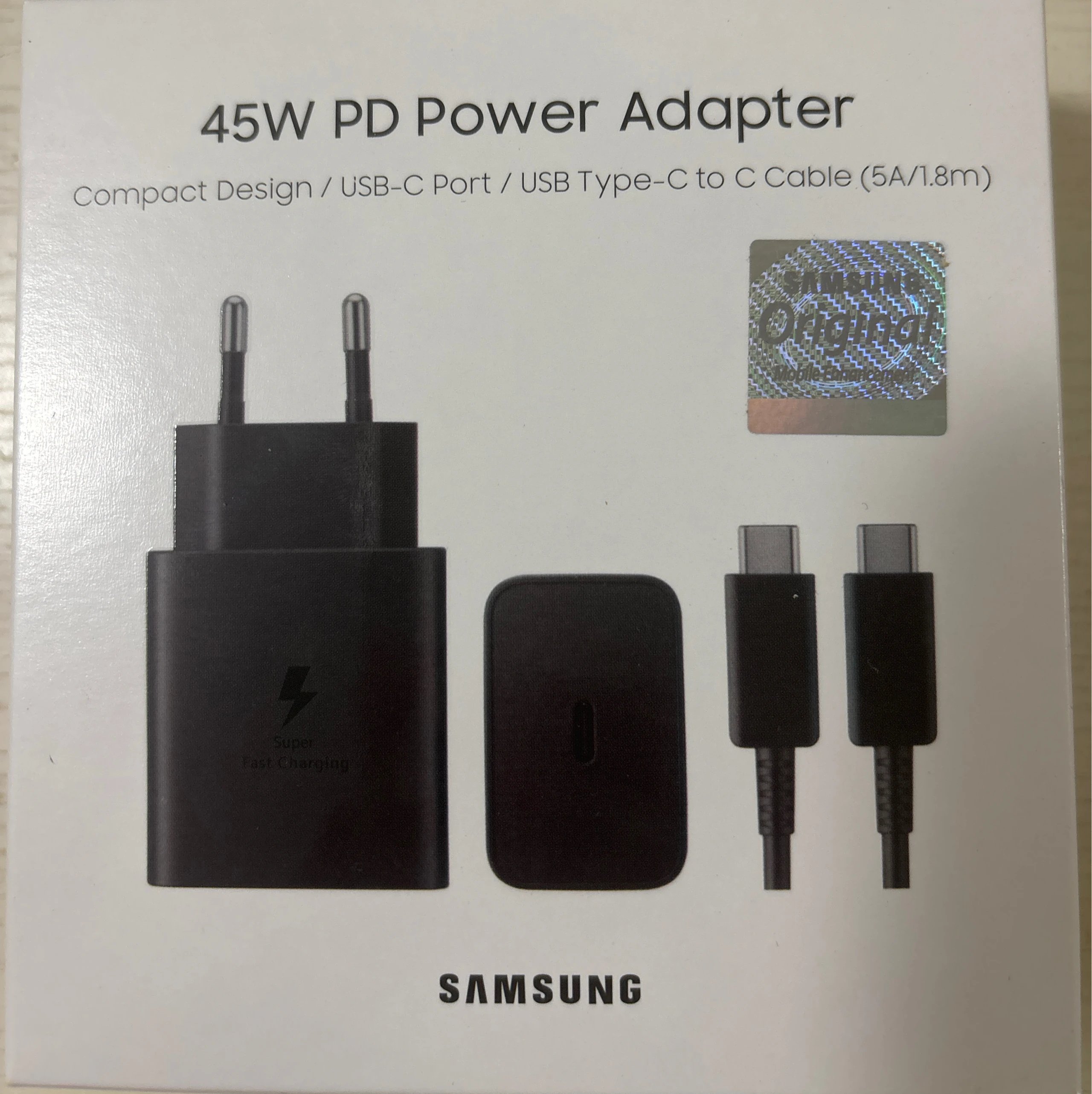 45W. adapter and cable set