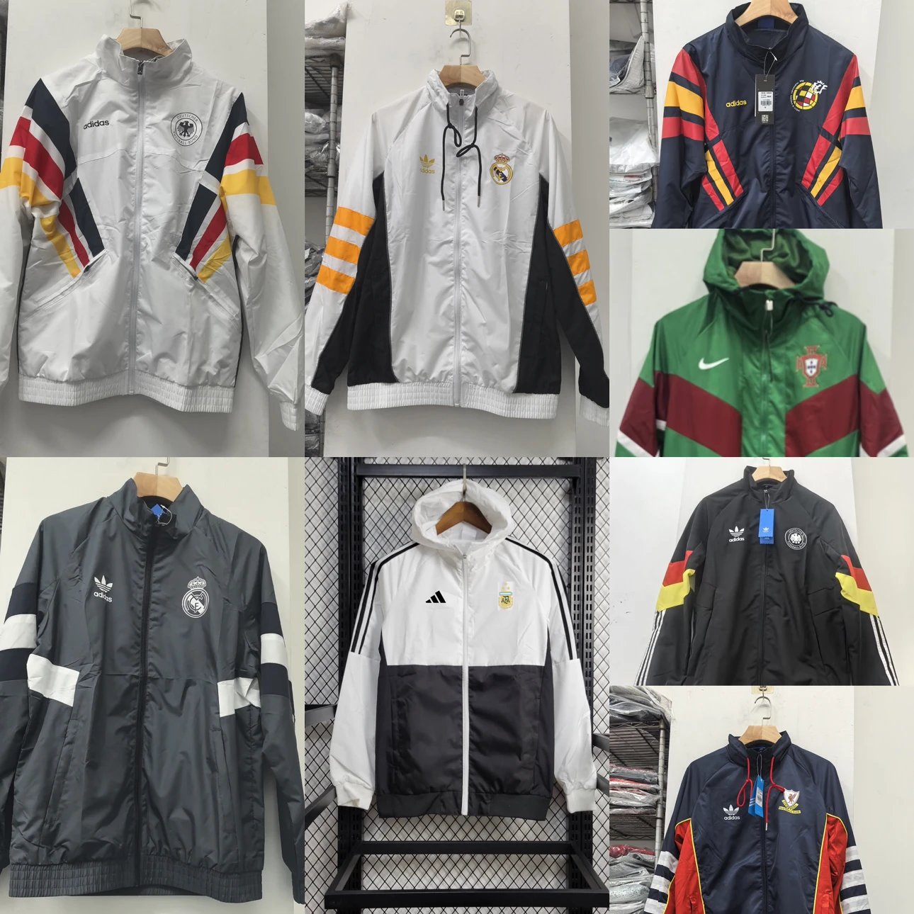 高版本俱乐部/国家队足球风衣S-XXL - 136780