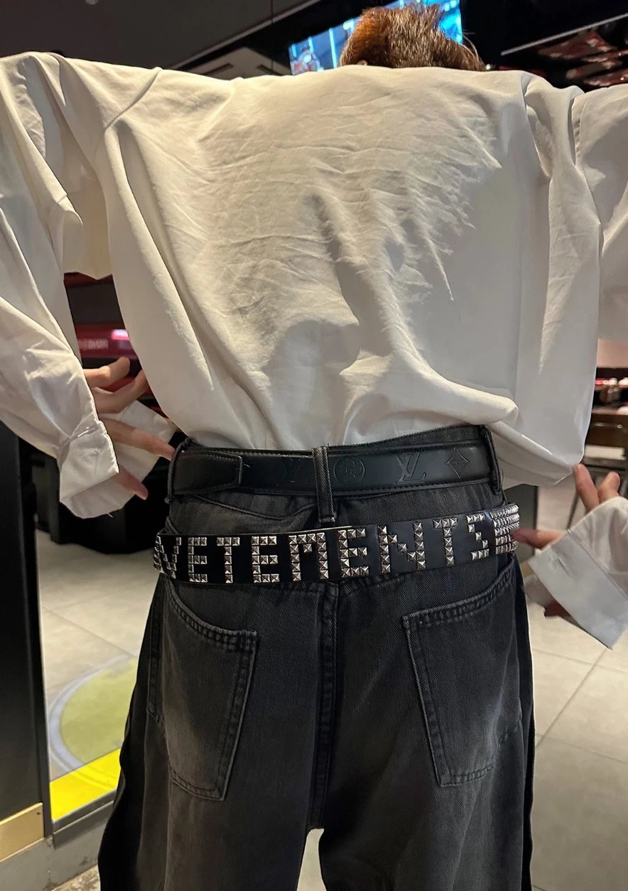 Vetements style belt waist belt opium style 105cm