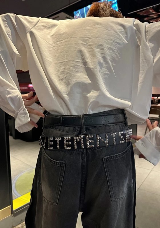 Vetements style belt waist belt opium style 105cm