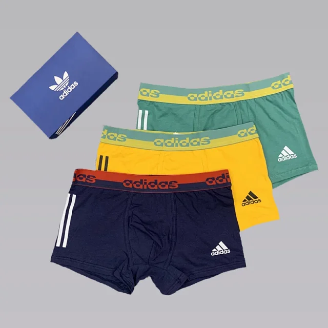adidas Underwear Three-Stripe Boxer Briefs, 3-Pack product detail image 11