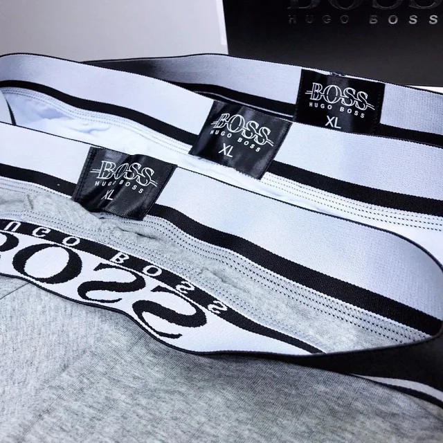 BOSS Underwear Men's logo-waistband boxer briefs product detail image 13