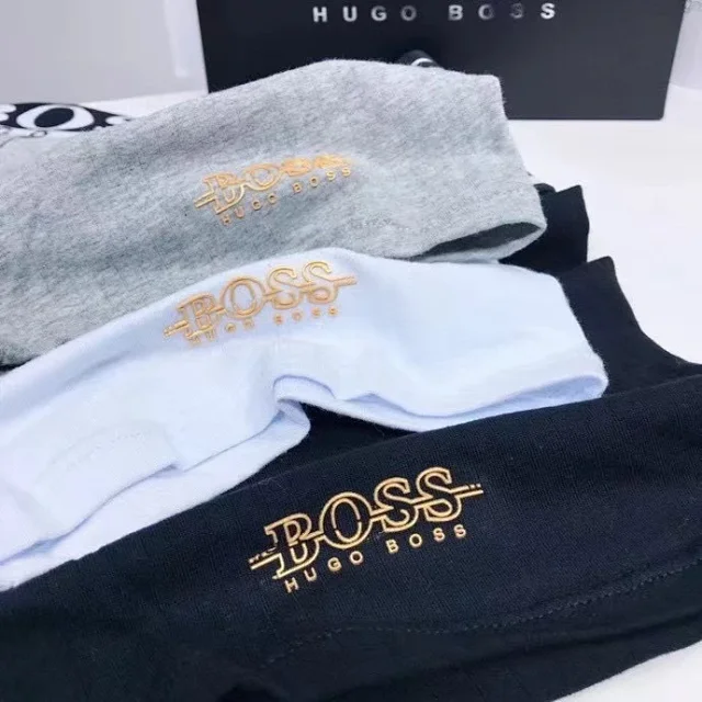 BOSS Underwear Men's logo-waistband boxer briefs product detail image 12