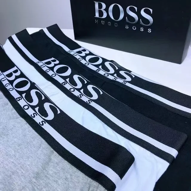 BOSS Underwear Men's logo-waistband boxer briefs product detail image 11