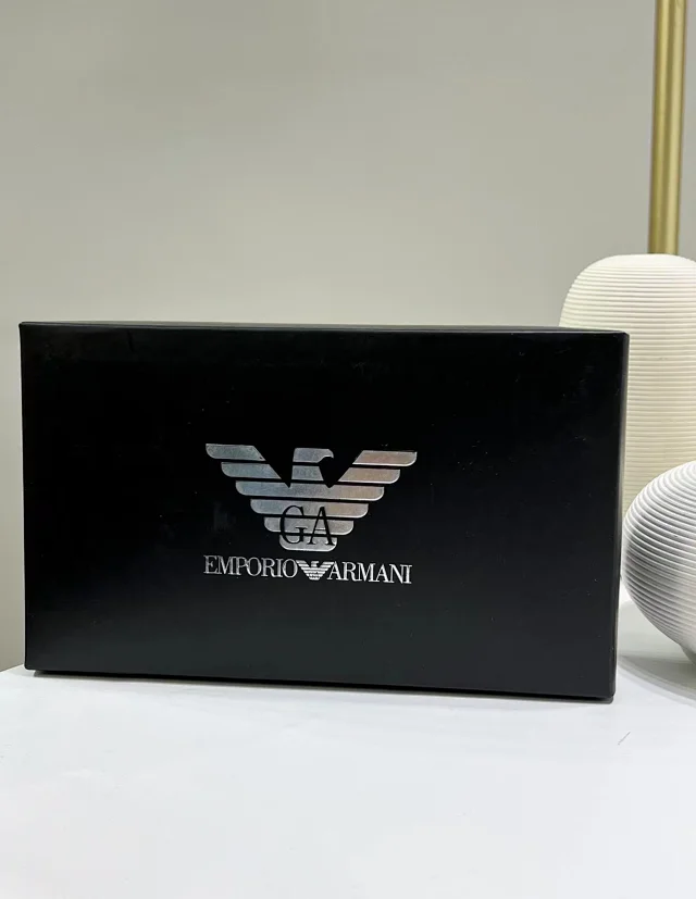 Emporio Armani Underwear Men's logo waistband boxer briefs, 3-piece set product detail image 16