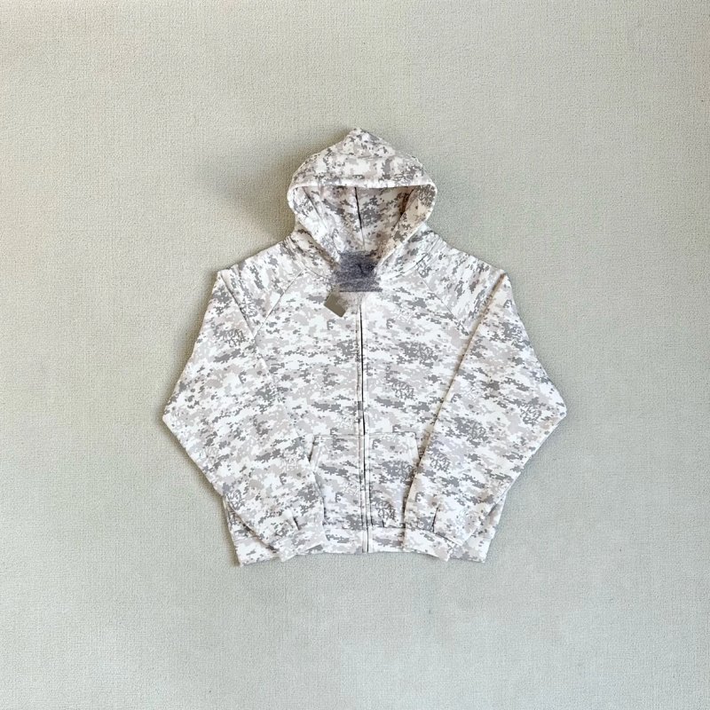 （Mertra camouflage Zip Hoodie/Apricot color）
