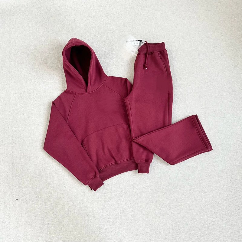 (¥185+¥200)6P… Tracksuit|Wine red