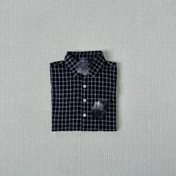 thumbnail for W-ME plaid short-sleeved shirt