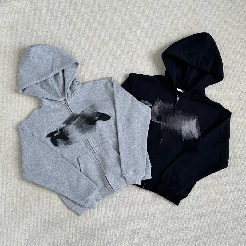 219（IDA Zip grey & black）