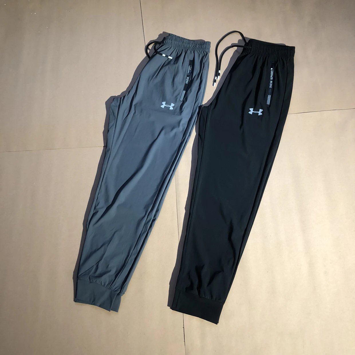 Special offer for a small quantity of high-quality Anmama 3M reflective ice silk quick drying breathable high elasticity leg binding pants for both men and women, suitable for couples