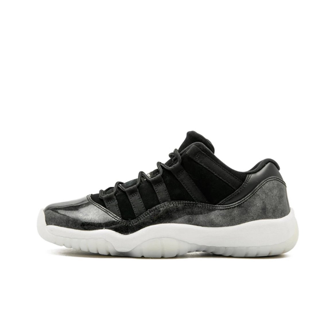 Unbranded Sneakers Low-Top Basketball with Patent Leather Overlays — 7