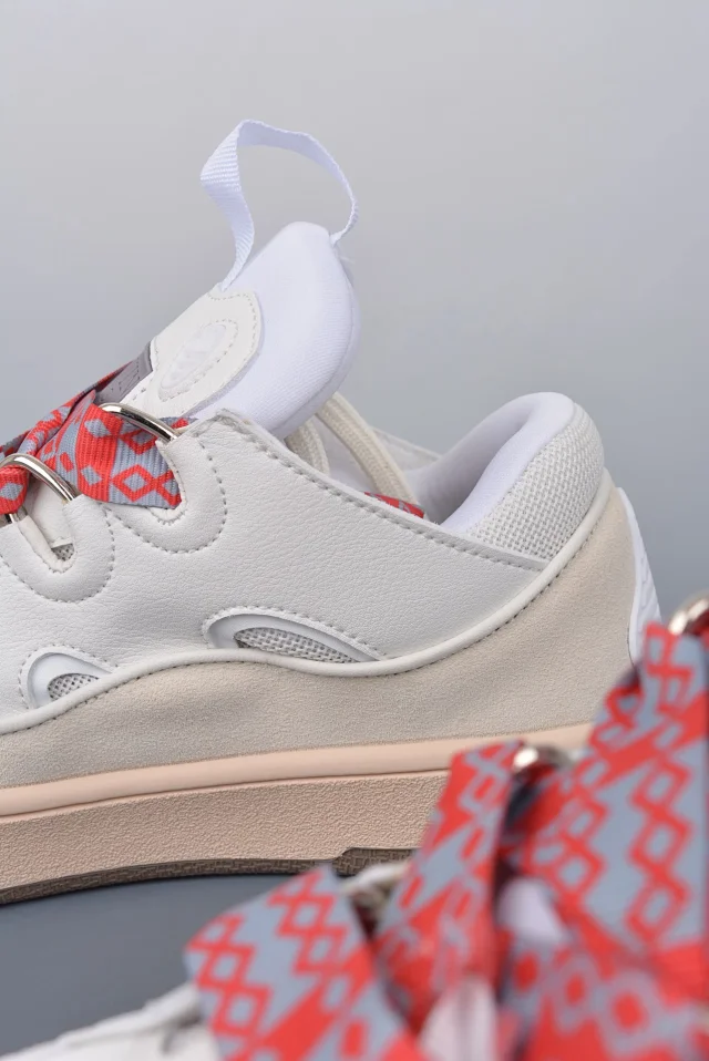 Lanvin Sneakers Low-top with wavy paneling and patterned laces product detail image 21