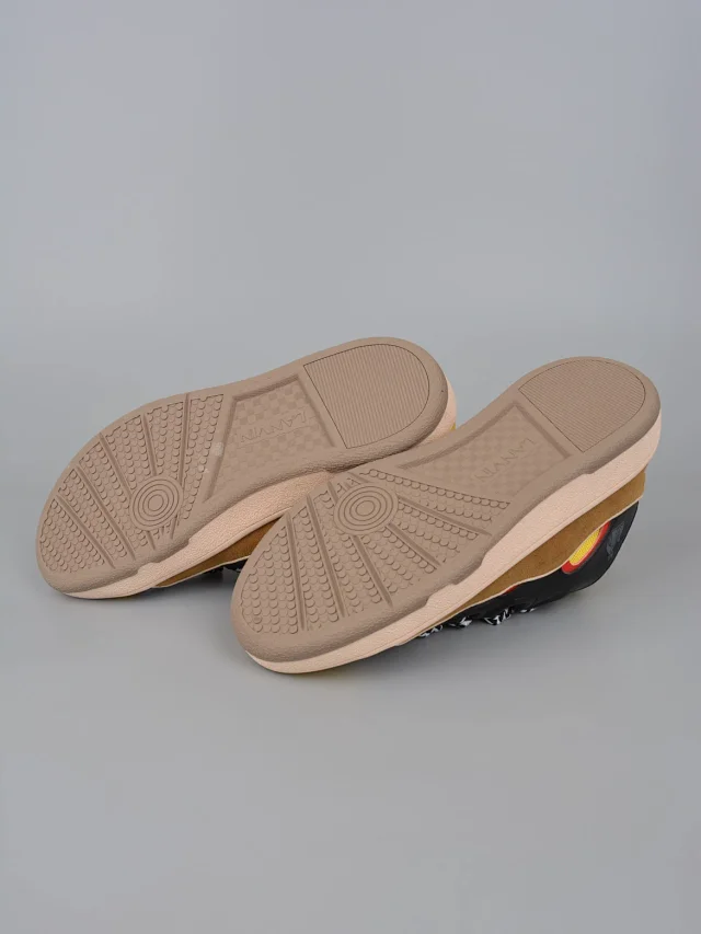 Lanvin Sneakers Low-top with wavy paneling and patterned laces product detail image 71