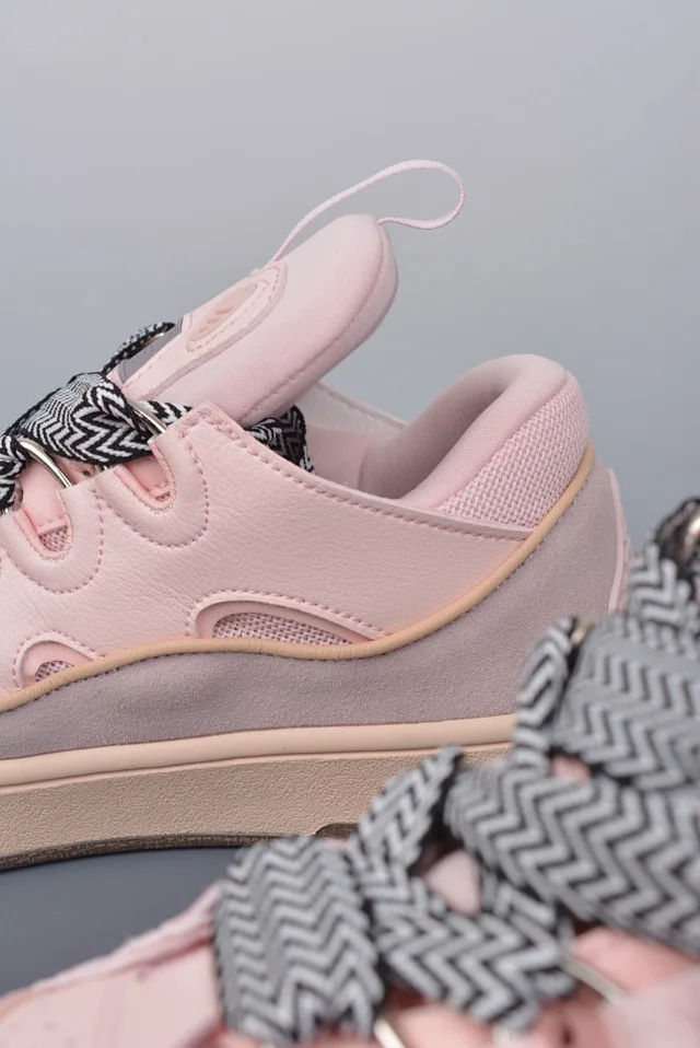 Lanvin Sneakers Low-top with wavy paneling and patterned laces product detail image 48