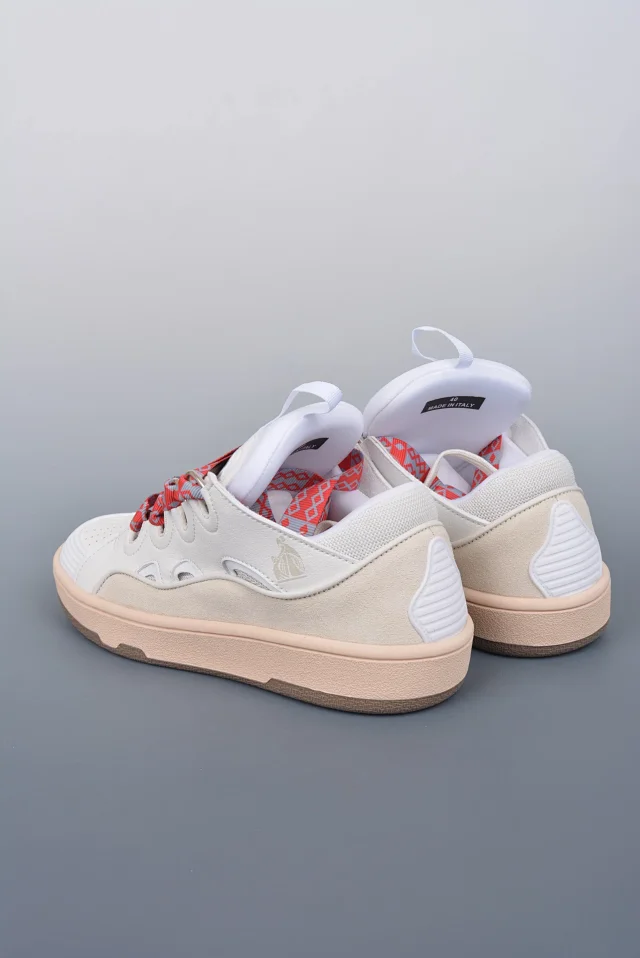 Lanvin Sneakers Low-top with wavy paneling and patterned laces product detail image 15