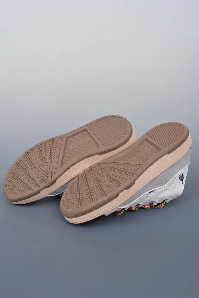 Lanvin Sneakers Low-top with wavy paneling and patterned laces product detail image 35