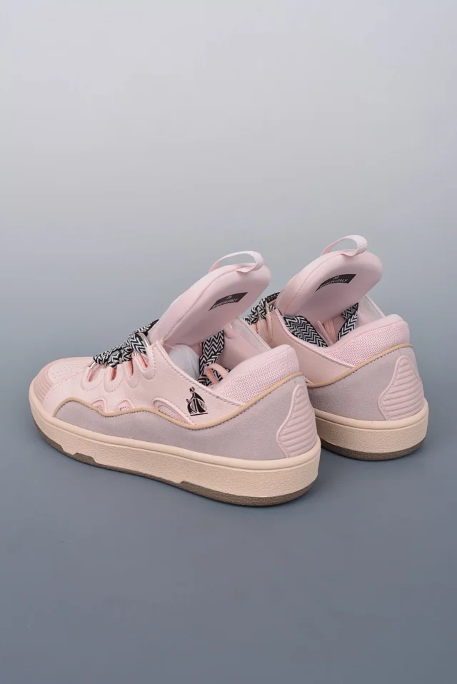 Lanvin Sneakers Low-top with wavy paneling and patterned laces product detail image 42