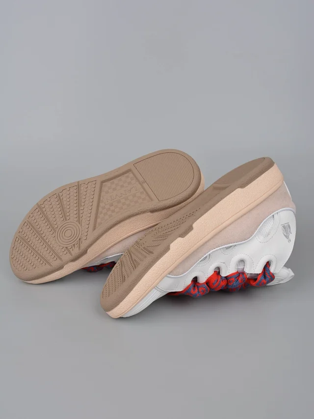 Lanvin Sneakers Low-top with wavy paneling and patterned laces product detail image 53