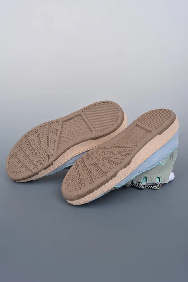Lanvin Sneakers Low-top with wavy paneling and patterned laces product detail image 26