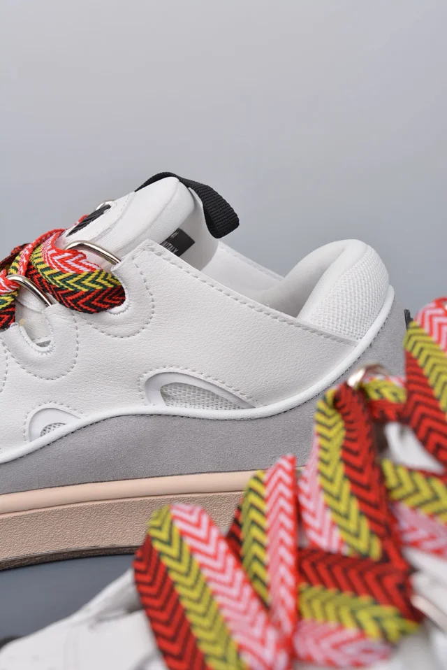Lanvin Sneakers Low-top with wavy paneling and patterned laces product detail image 39