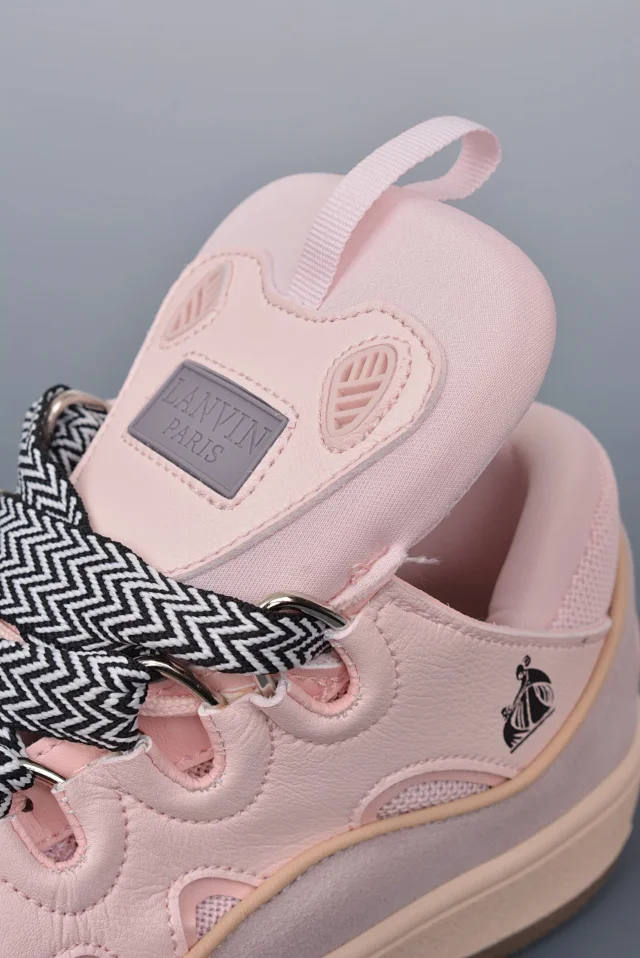 Lanvin Sneakers Low-top with wavy paneling and patterned laces product detail image 47