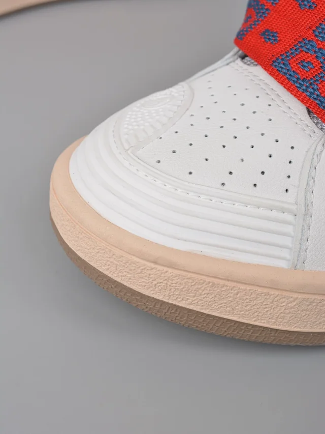 Lanvin Sneakers Low-top with wavy paneling and patterned laces product detail image 55