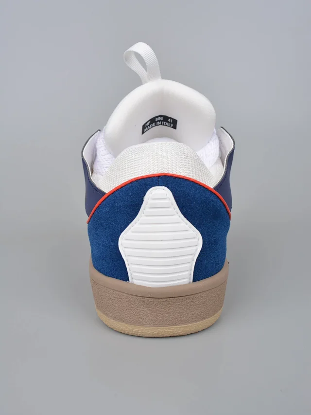 Lanvin Sneakers Low-top with wavy paneling and patterned laces product detail image 78