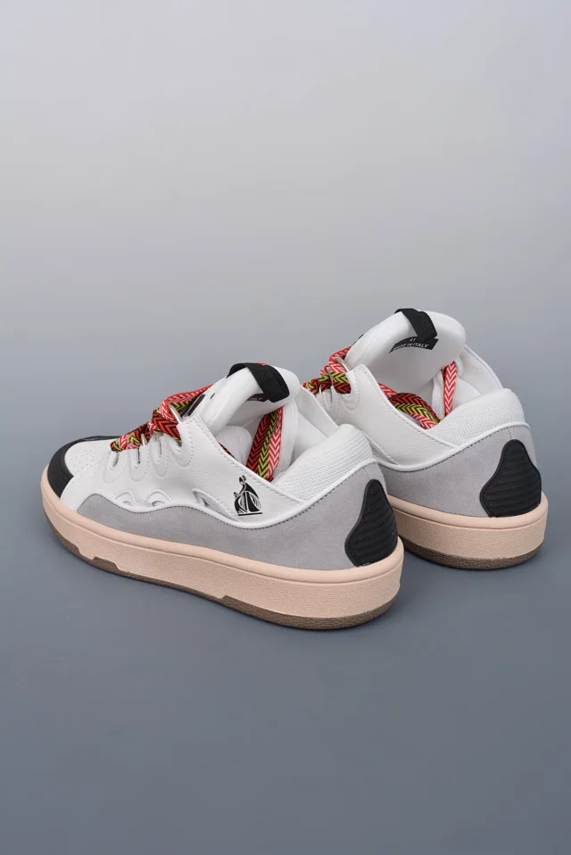 Lanvin Sneakers Low-top with wavy paneling and patterned laces product detail image 33