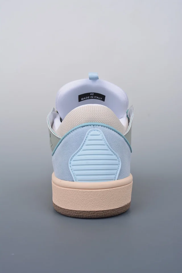 Lanvin Sneakers Low-top with wavy paneling and patterned laces product detail image 27