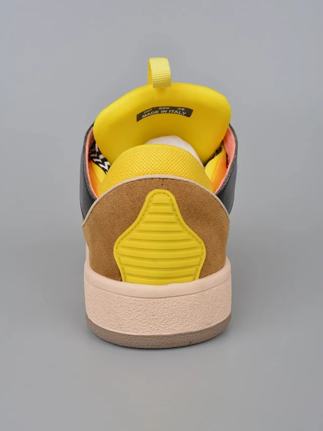 Lanvin Sneakers Low-top with wavy paneling and patterned laces product detail image 72