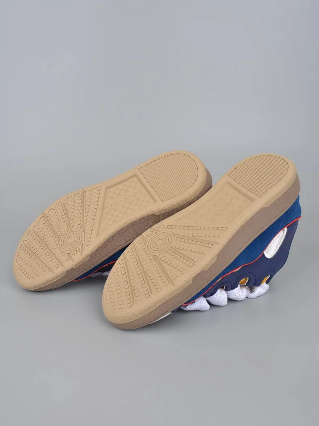 Lanvin Sneakers Low-top with wavy paneling and patterned laces product detail image 77