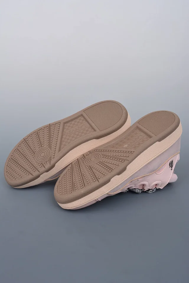 Lanvin Sneakers Low-top with wavy paneling and patterned laces product detail image 44