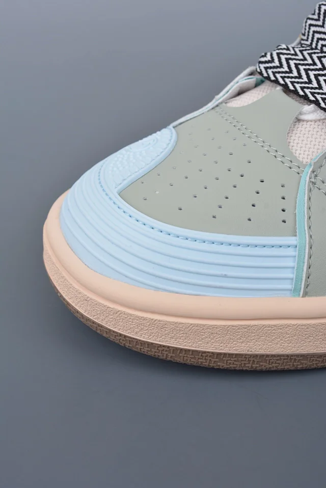 Lanvin Sneakers Low-top with wavy paneling and patterned laces product detail image 28