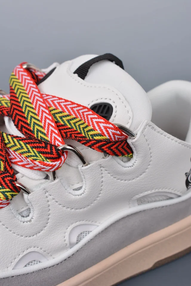 Lanvin Sneakers Low-top with wavy paneling and patterned laces product detail image 38