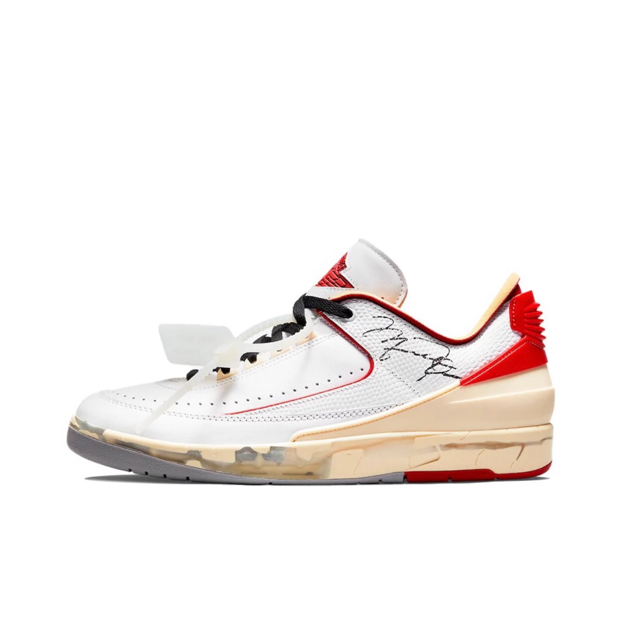 Jordan Sneakers Air 2 Low — White and red DJ 4375-106