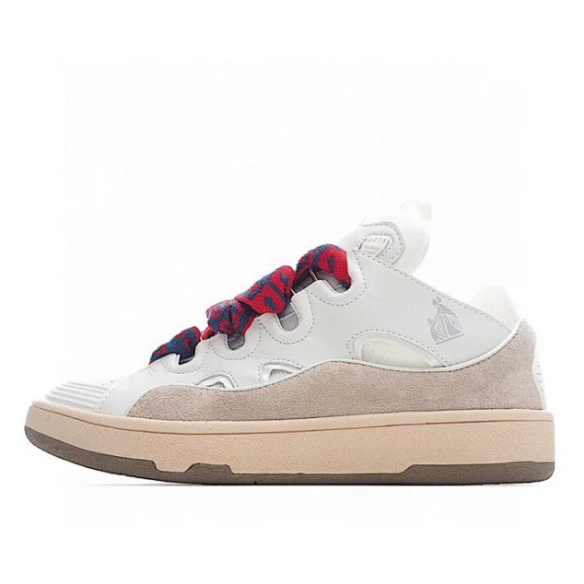 Lanvin Sneakers Low-top with wavy paneling and patterned laces product detail image 2