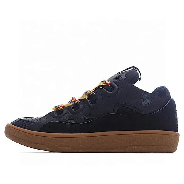 Lanvin Sneakers Low-top with wavy paneling and patterned laces product detail image 7
