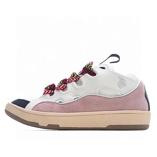 Lanvin Sneakers Low-top with wavy paneling and patterned laces product detail image 5