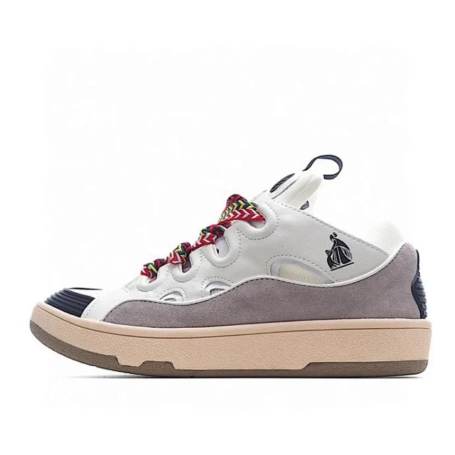 Lanvin Sneakers Low-top with wavy paneling and patterned laces product detail image 12