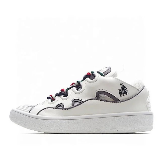 Lanvin Sneakers Low-top with wavy paneling and patterned laces product detail image 13