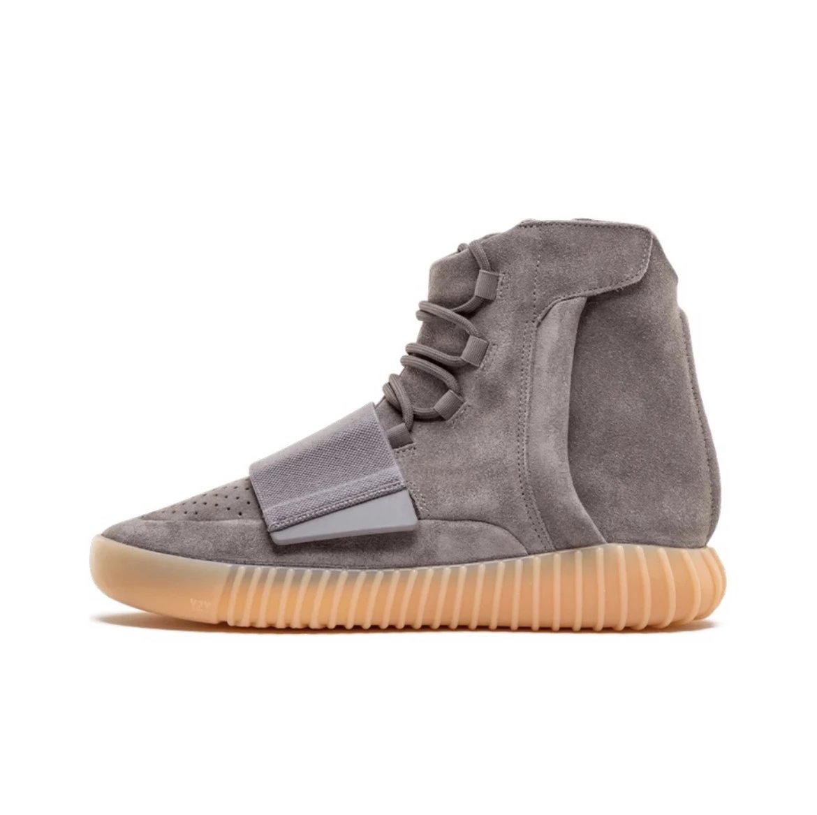 Unbranded Sneakers High-Top Suede Strap — Luminous gray BB1840