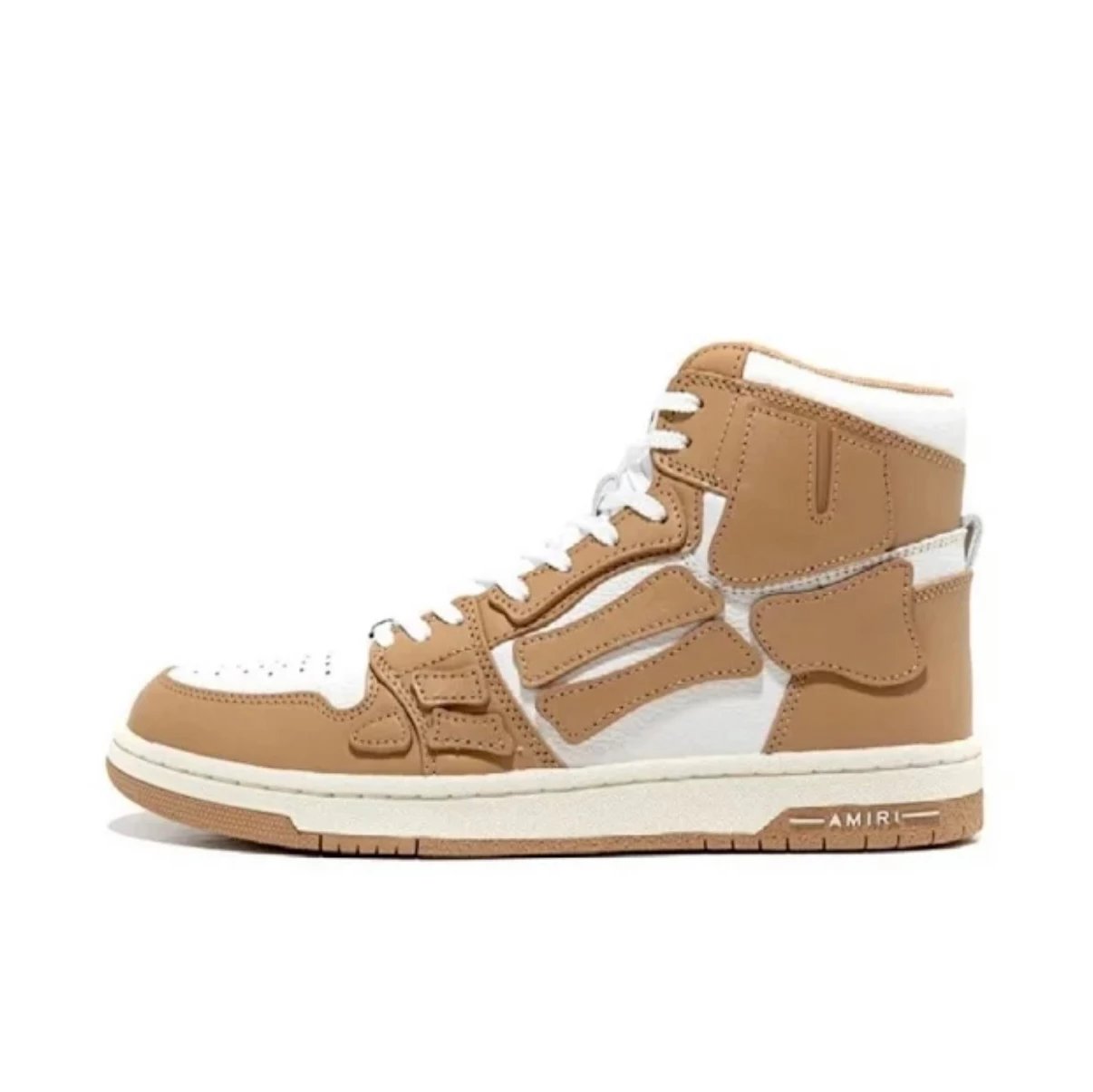 AMIRI Sneakers Skel Top High-Top Skeleton Panel — brown high top MFS 002-281