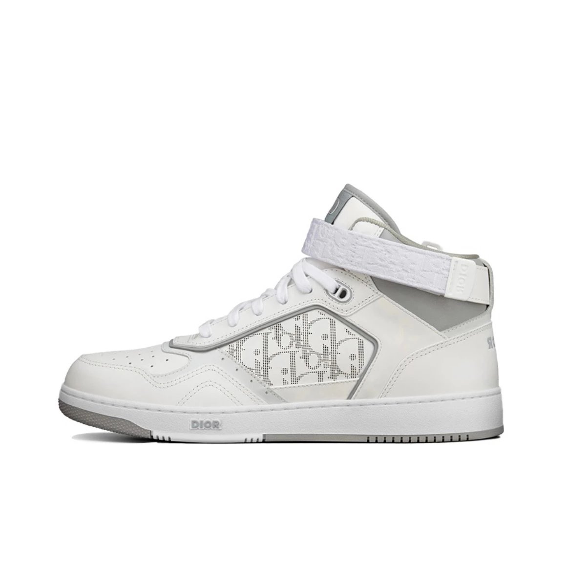 Dior Sneakers B27 low-top with Oblique panels — White high-top 3 SH132ZIJ_H 068