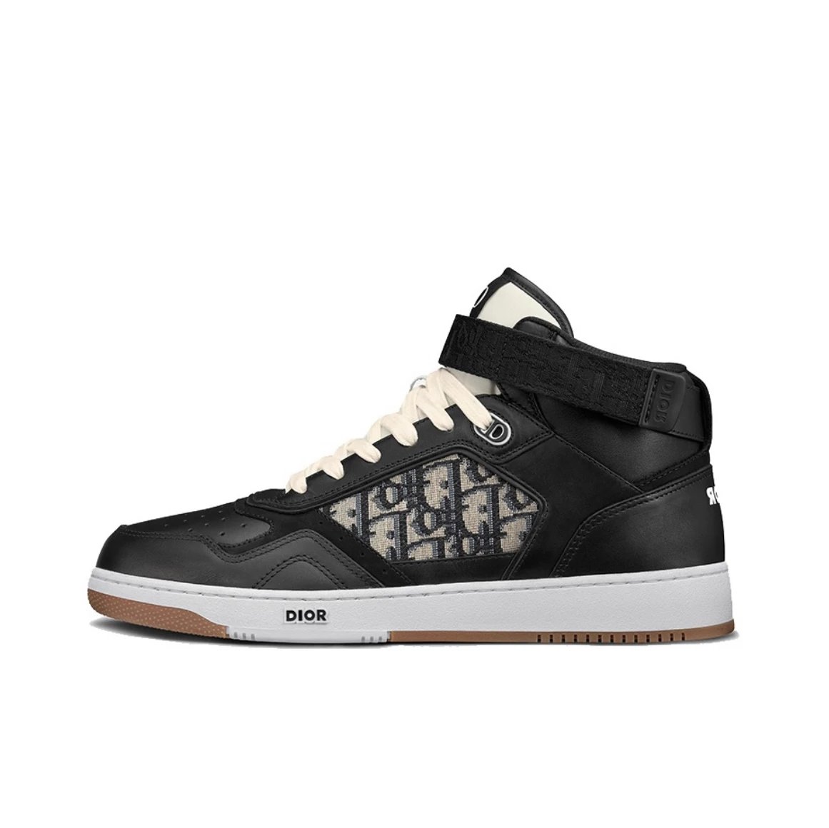 Dior Sneakers B27 low-top with Oblique panels — Black high-top 3 SH132ZIR_H 965