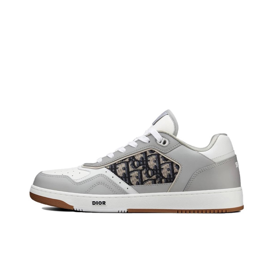 Dior Sneakers B27 low-top with Oblique panels — gray low side 3 SN272ZIR_H 165