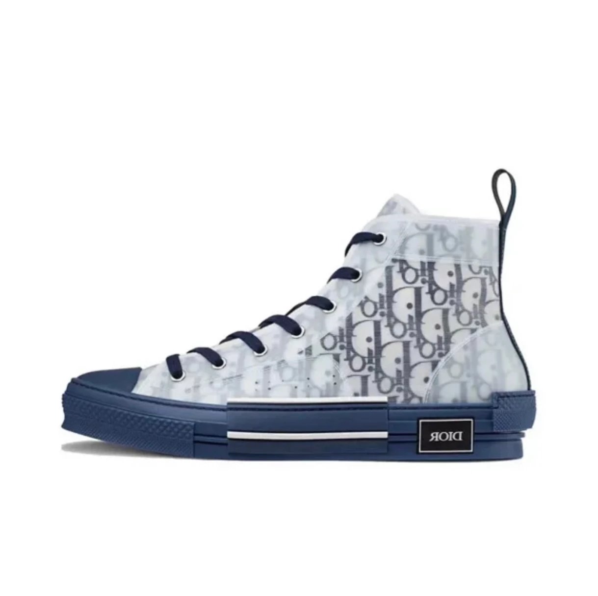 Dior Sneakers B23 Low-Top Logo Print — Blue high-top 3 SH118YNT H 565