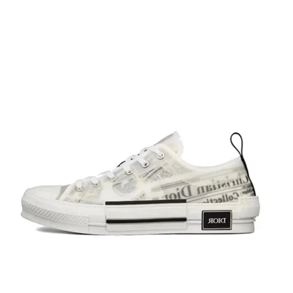 Dior Sneakers B23 Low-Top Logo Print — White letters 3 SN249YUO_H 069